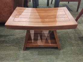R7406 - Aqua Teak Side Tables