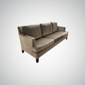 R7714 - Grey Velvet Sofa