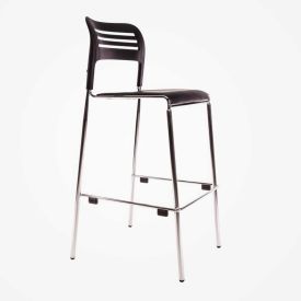 6SWIFSTBK - The Swifty Stool with Padded Vegan Leather Seat