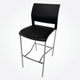 NC72707 - The Kaz Black Padded Stool