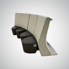 R7603 - Gunlocke Soft Seating with Leaning Wall