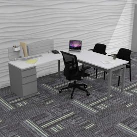 D23176 - Stretch L-Shape Private Offices