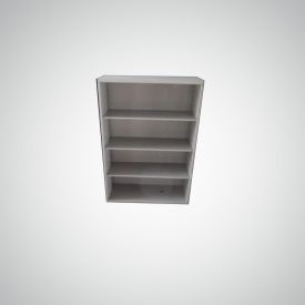 F7473 - Grey Metal Bookcase