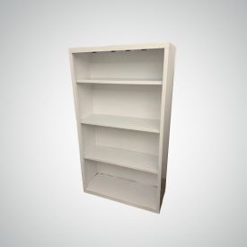 F7460 - White Metal Bookcases