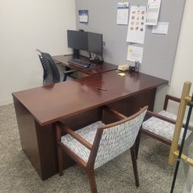 D23386 - L-Shape Sit-Stand Desks