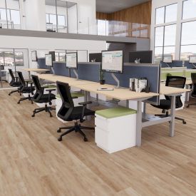 B7119 - Double Sit/Stand Height Adjustable Desk