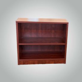 F6CLBK30DC - Dark Cherry 2 Shelf Bookcase