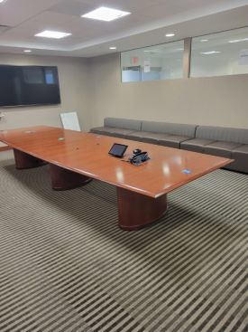 T23327 - 16' Conference Table with Matching Credenza