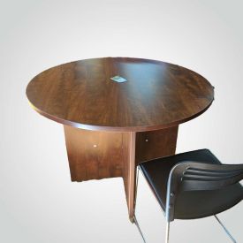 NT6CLTR53DC - 42" Round Dark Cherry Conference Table