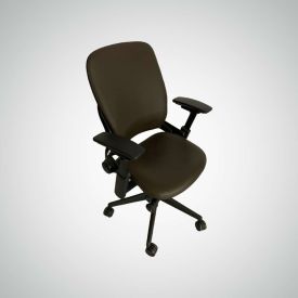 C72890 - Steelcase Leather Leap Chairs