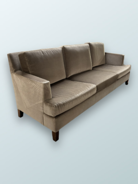 R7714 - Grey Velvet Sofa