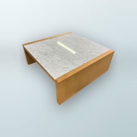 R7599 - HBF Parker Marble Coffee Table