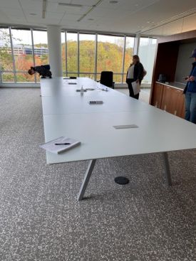 T23538 - 22' Glass Conference Table