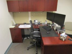 D23274 - Paoli L-Shape Desk Set