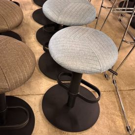 CD7322 - Slate Shell Stool with Post Leg by Gateway Office Furniture