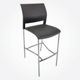 NC72708 - The Kaz Gray Padded Stool