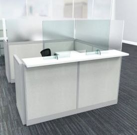W7260 - Free Standing Social Distancing Screens